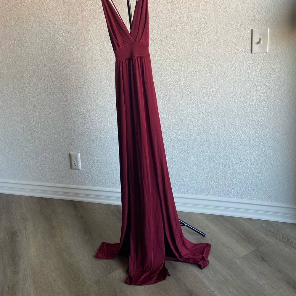 Windsor really long dress with slits on each leg